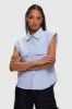 Sleeveless Oxford Shirt sold by Kuwallatee