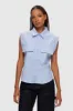 Sleeveless Oxford Shirt sold by Kuwallatee