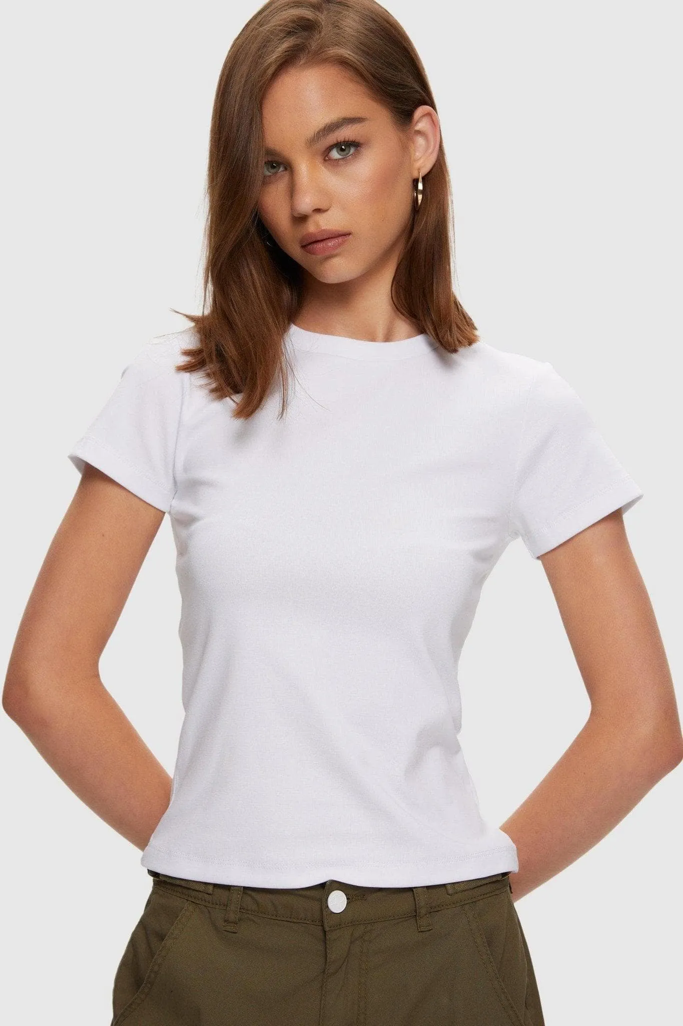 Micro Rib Tee sold by Kuwallatee product image thumbnail 3
