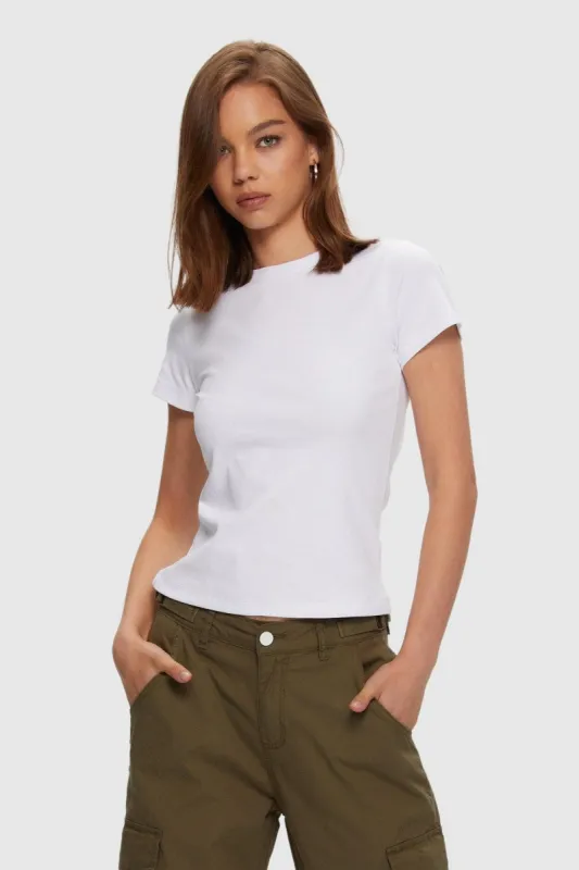 Micro Rib Tee sold by Kuwallatee