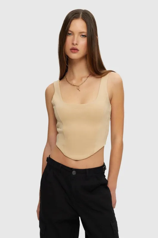 Bustier Tank sold by Kuwallatee