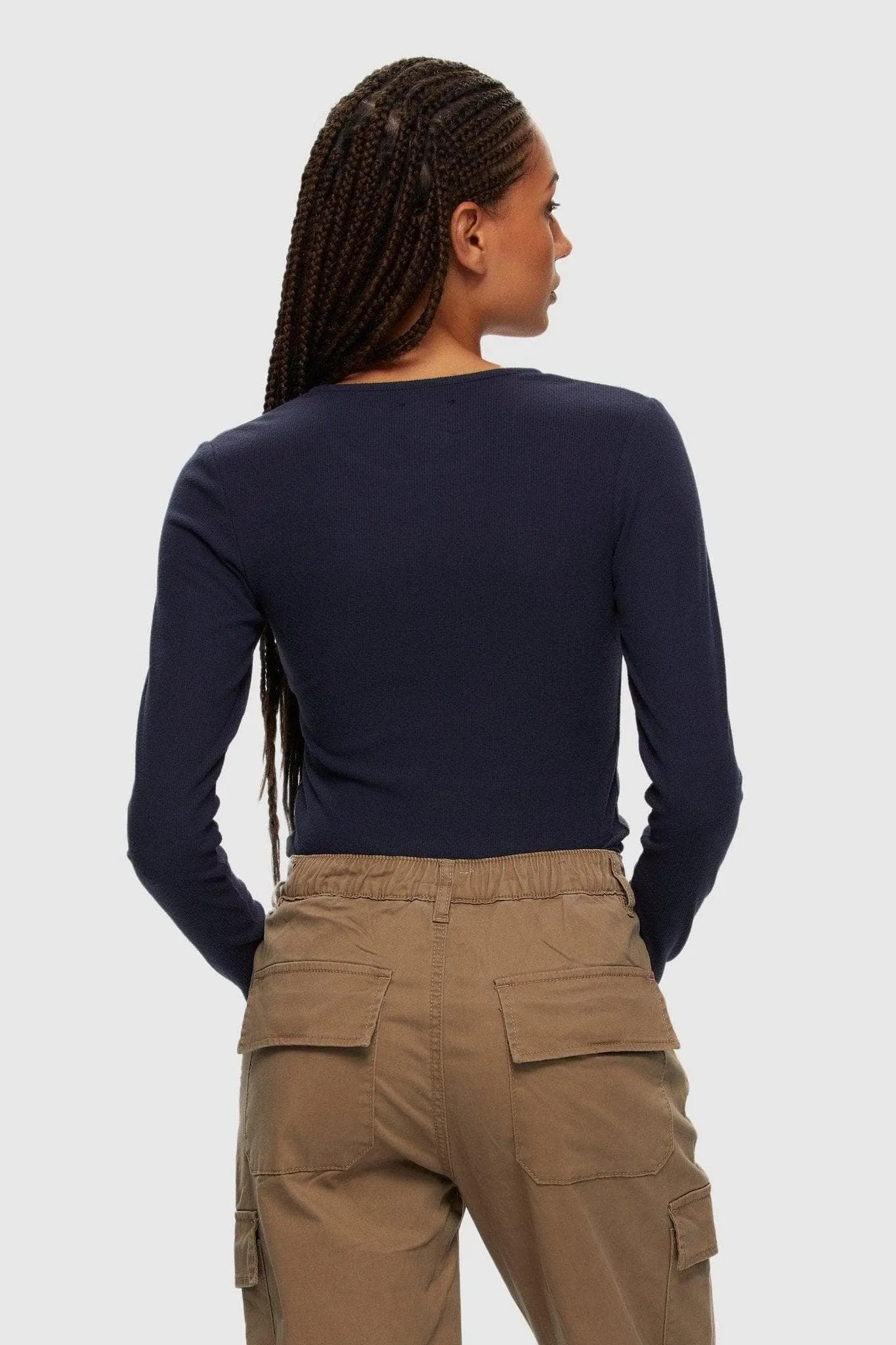 Button Down Henley 2.0 sold by Kuwallatee product image thumbnail 3