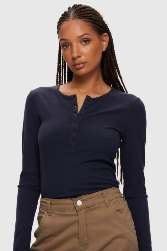 Button Down Henley 2.0 sold by Kuwallatee