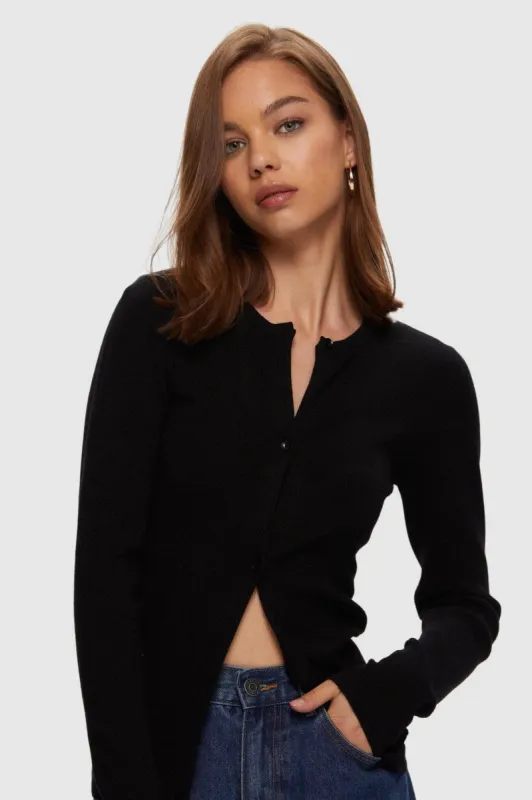 Fitted Long Sleeve Cardi sold by Kuwallatee