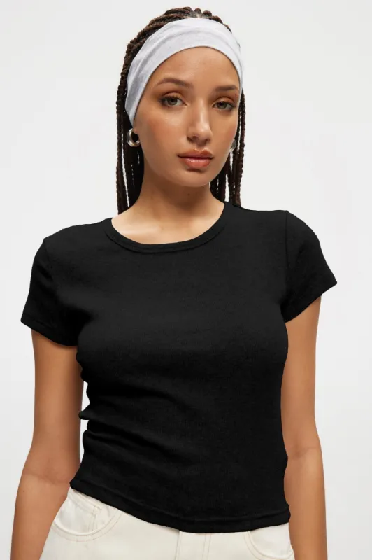 Essential Rib Tee sold by Kuwallatee