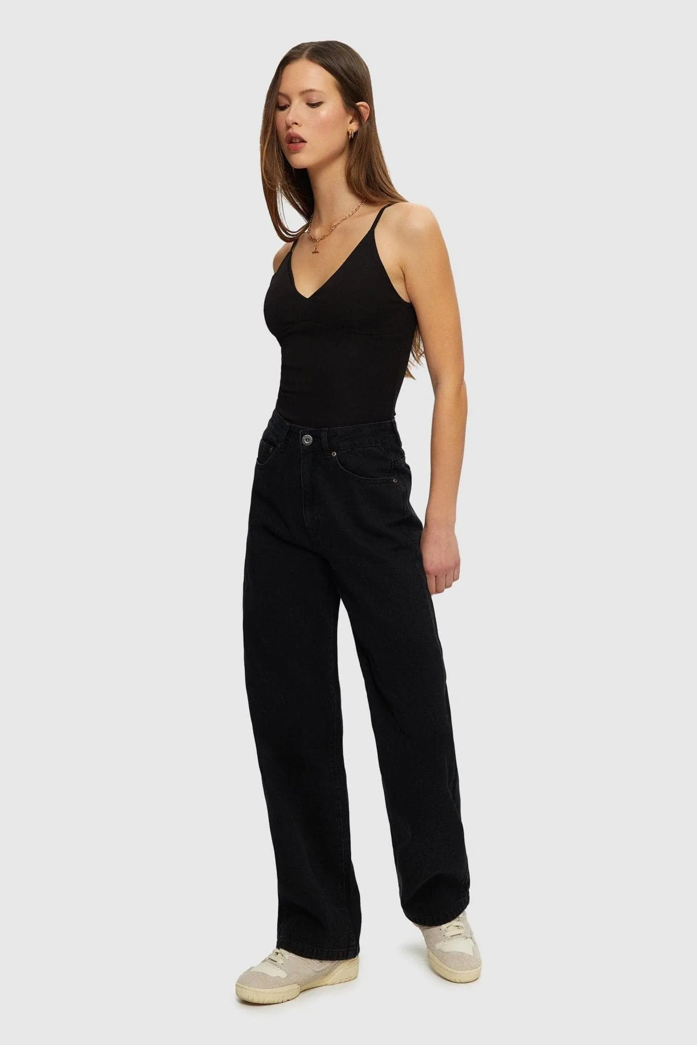 Plunging Bodysuit Tank sold by Kuwallatee product image thumbnail 4