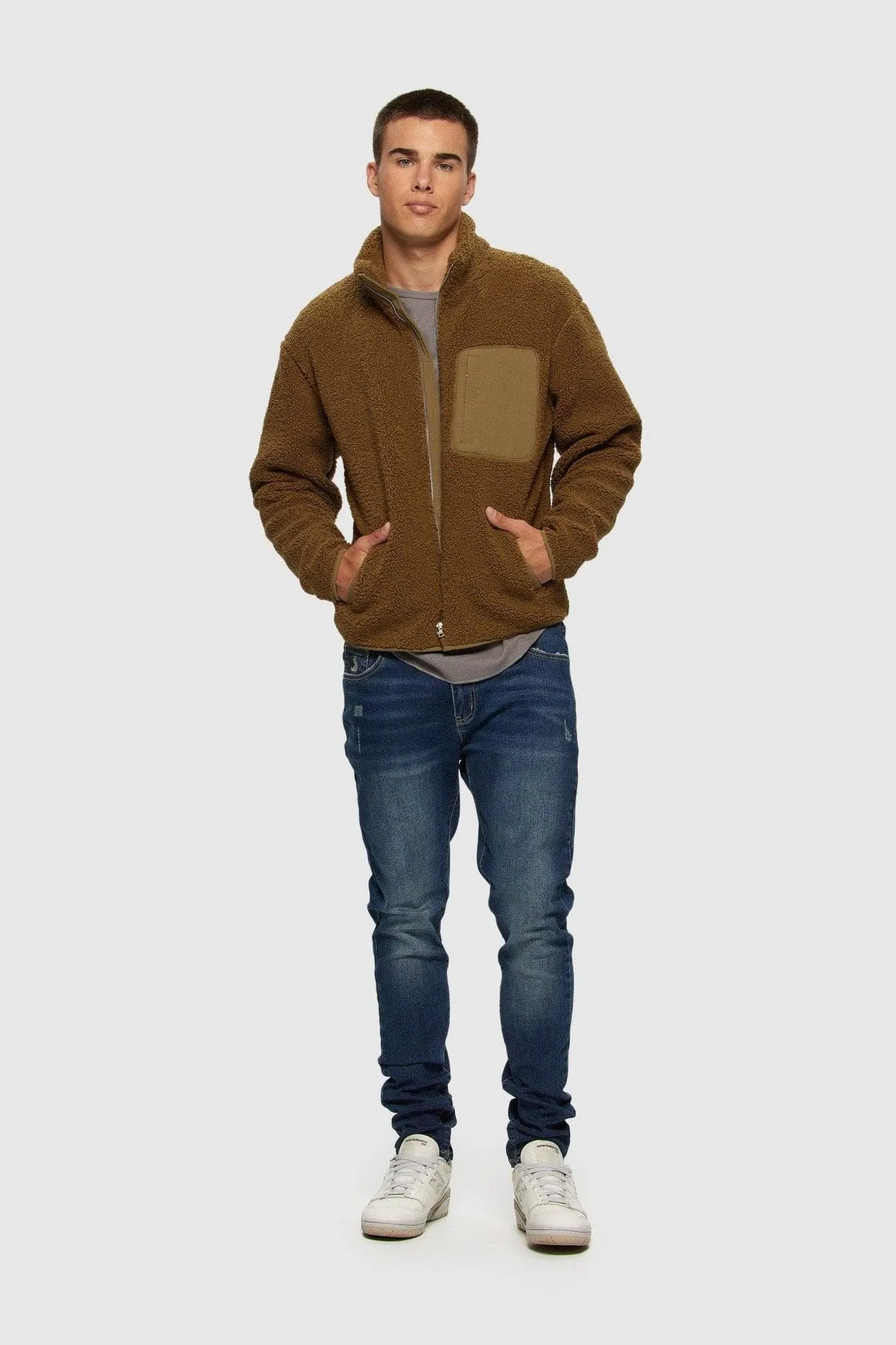 Bonded Sherpa - Fleece Jacket sold by Kuwallatee product image thumbnail 3