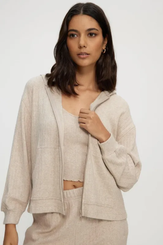 Wide Rib Full Zip Hoodie made by Kuwallatee