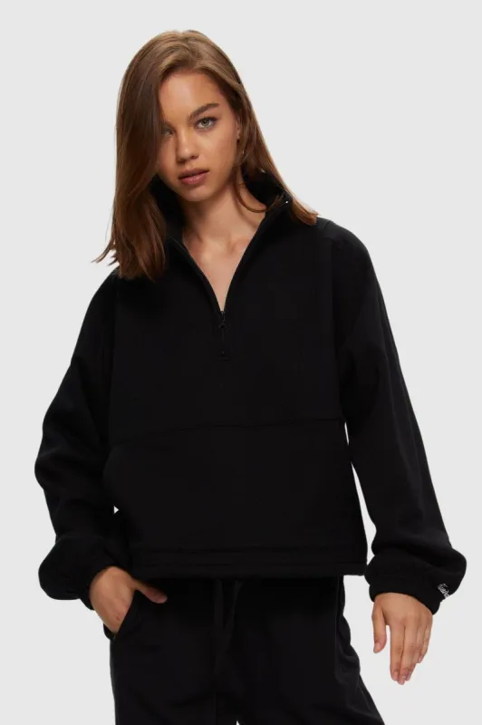 Oversized Half Zip sold by Kuwallatee