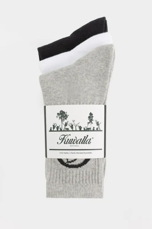 3-Pack Crew Socks sold by Kuwallatee