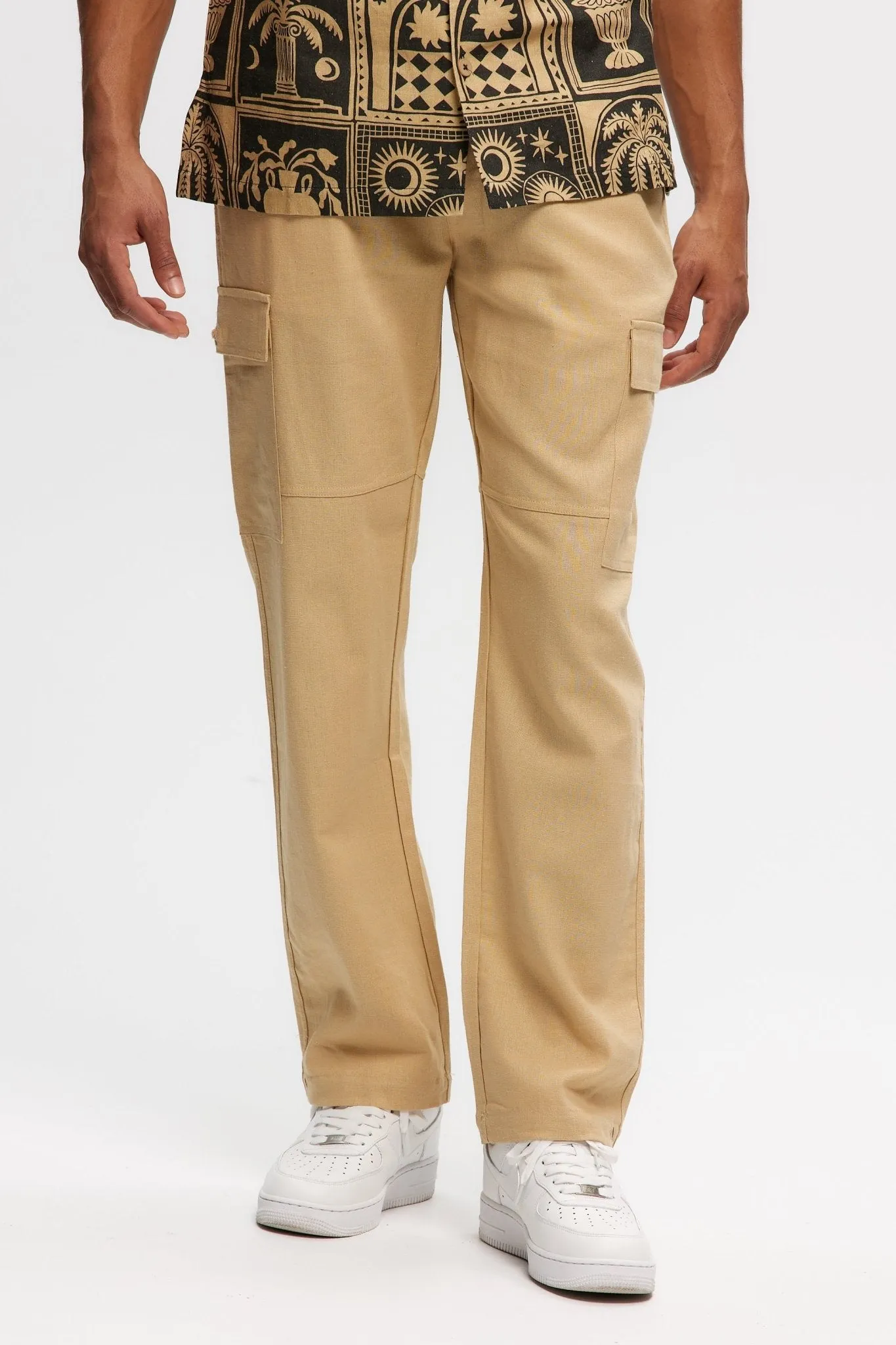Cargo Linen Pant sold by Kuwallatee product image thumbnail 2