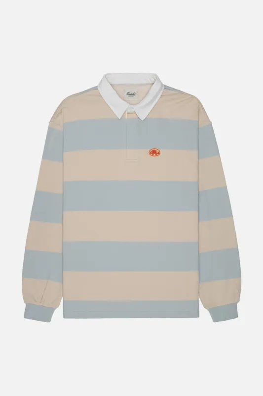 Stripe Rugby Sweatshirt sold by Kuwallatee