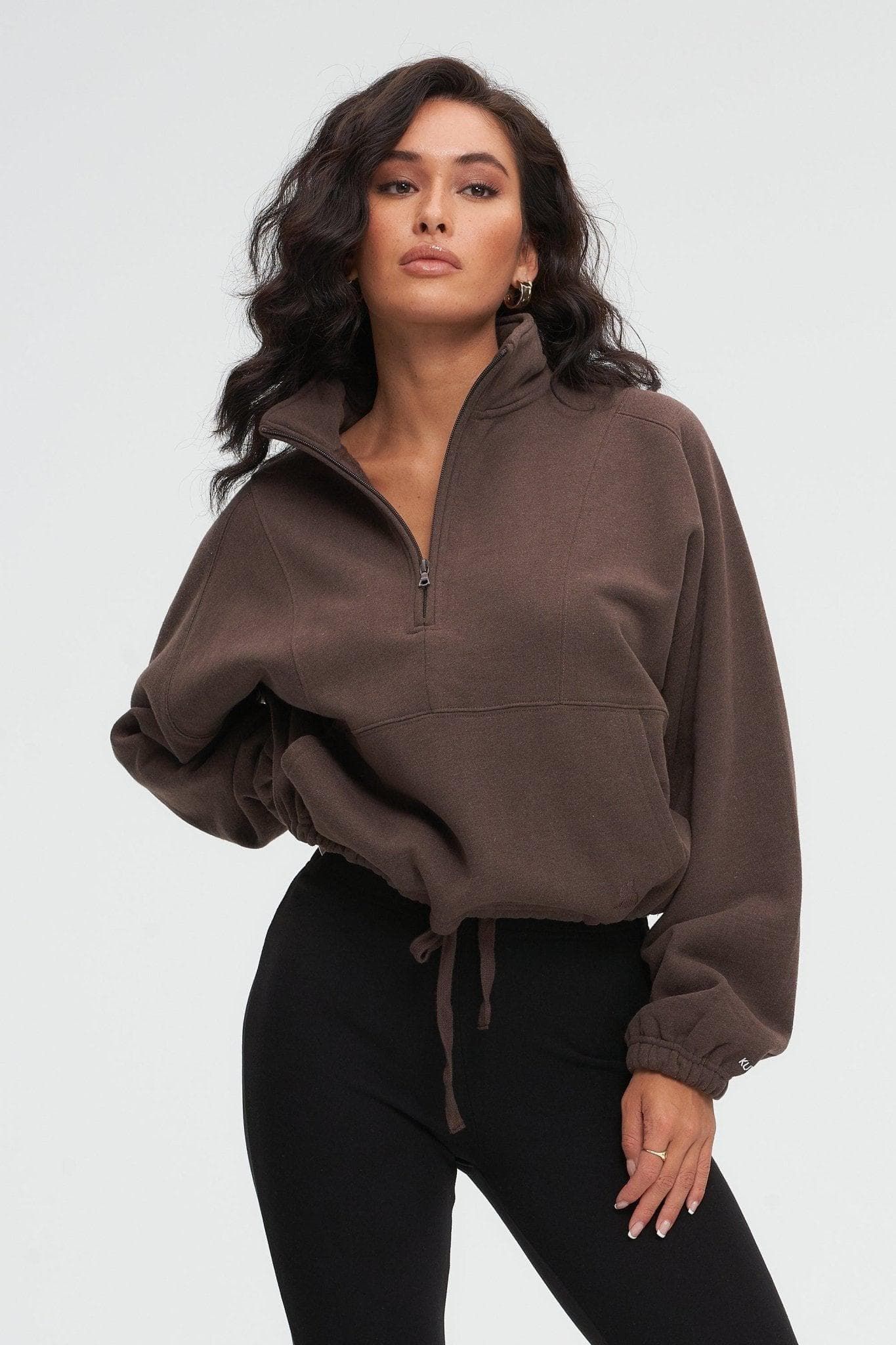 Oversized Half Zip sold by Kuwallatee