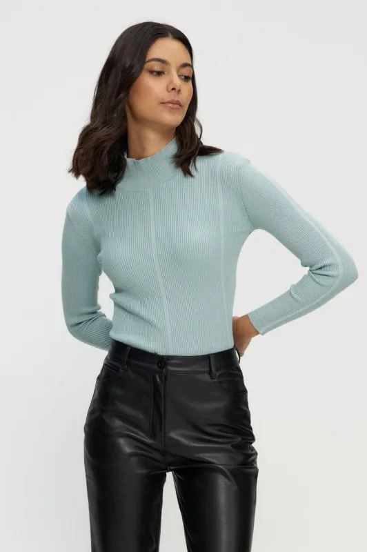 Slim Fit Mock Neck sold by Kuwallatee