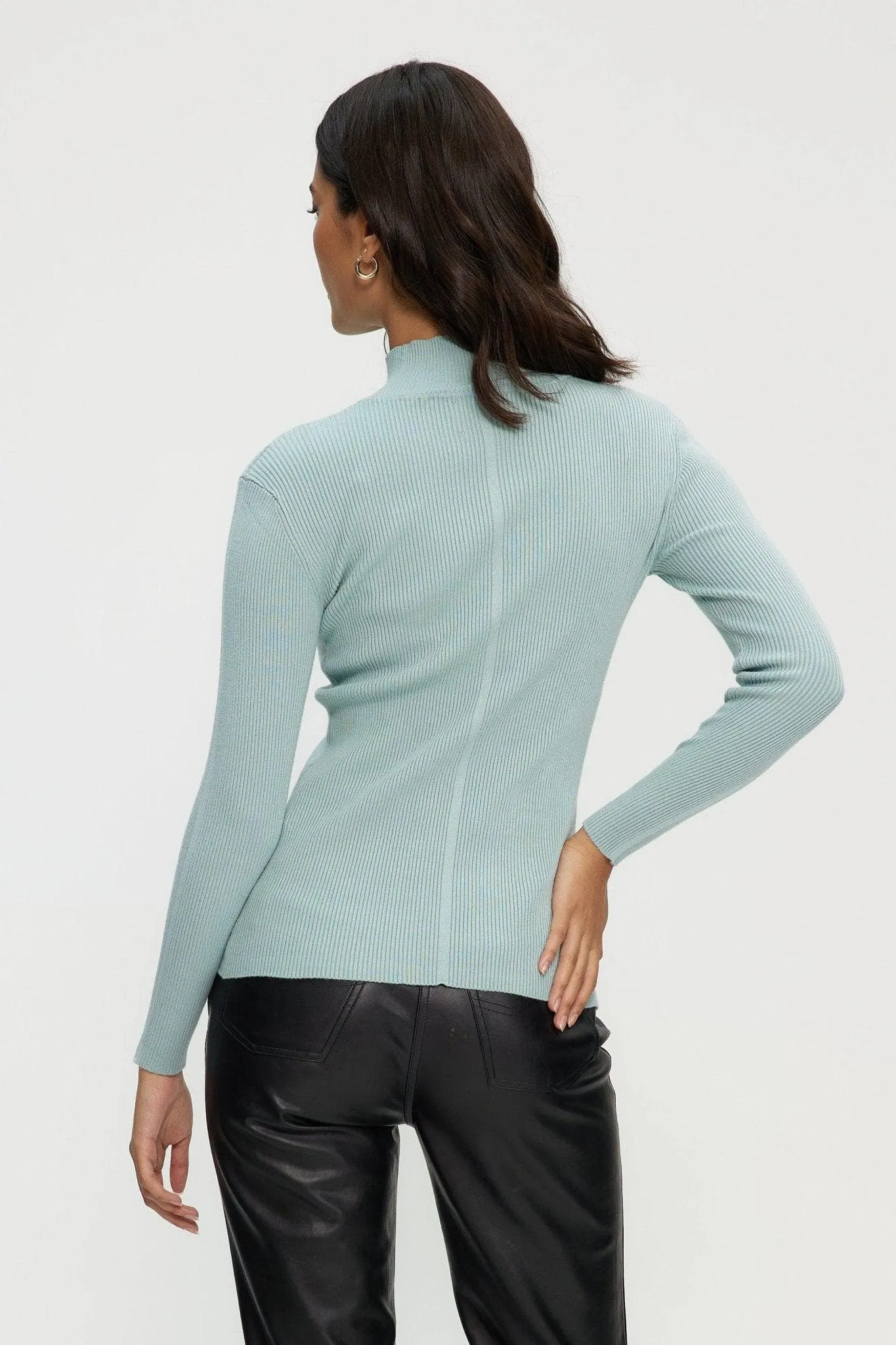 Slim Fit Mock Neck sold by Kuwallatee product image thumbnail 3