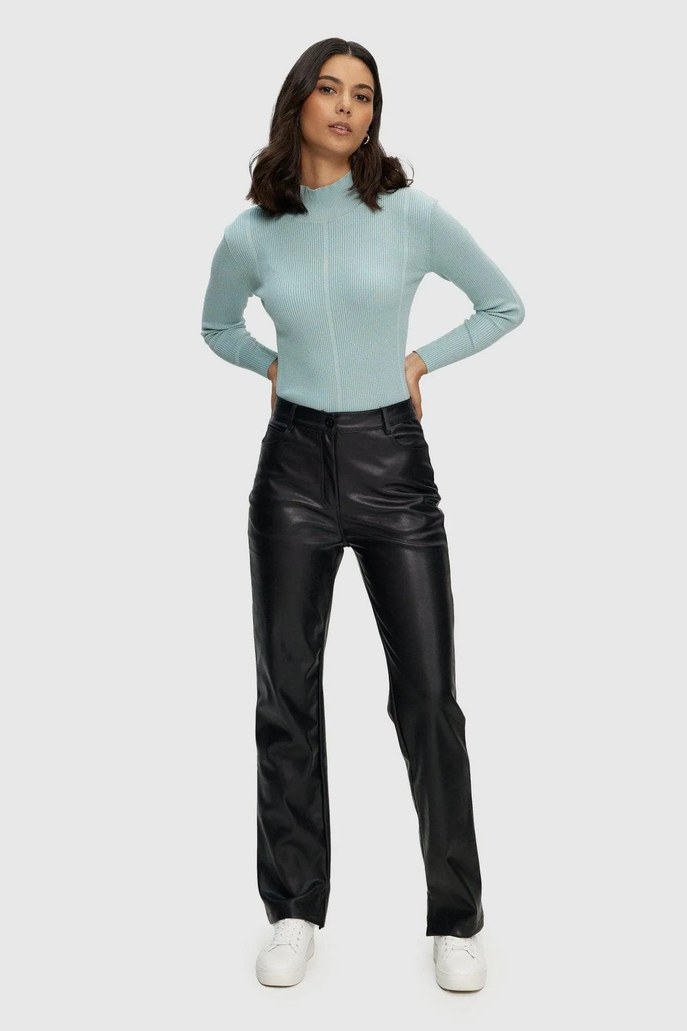 Slim Fit Mock Neck sold by Kuwallatee product image thumbnail 2