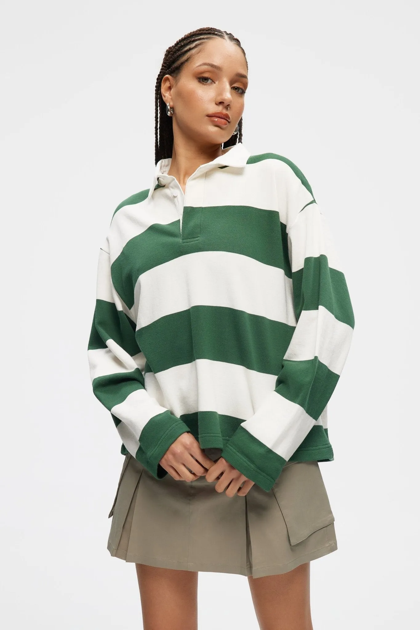 Cropped Rugby Shirt sold by Kuwallatee