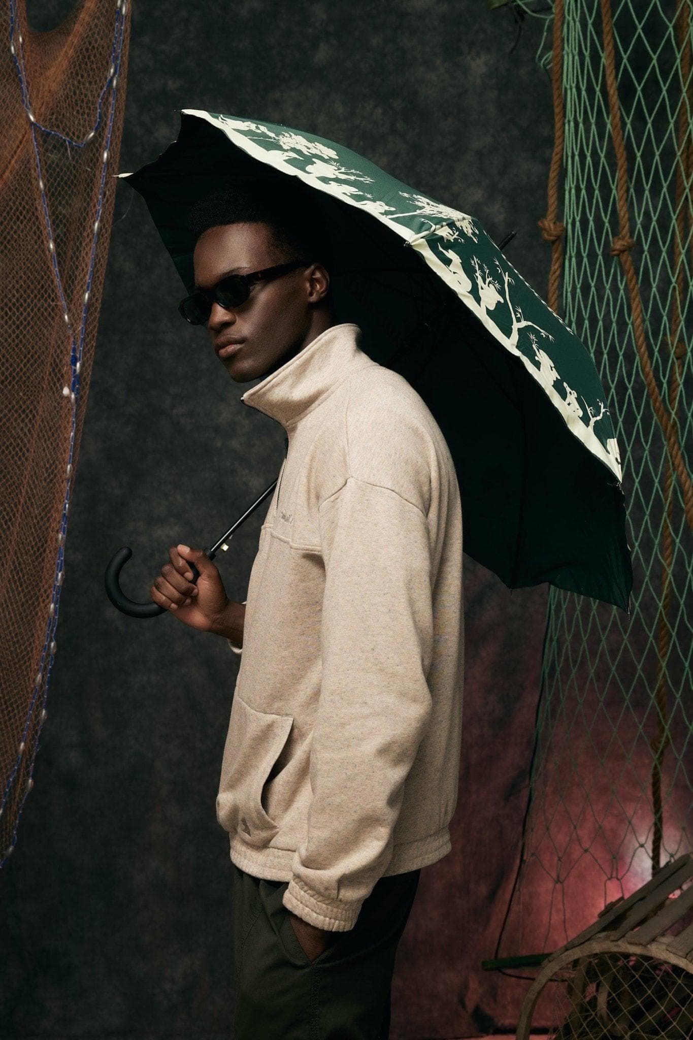 Half Zip Sweatshirt sold by Kuwallatee product image thumbnail 8