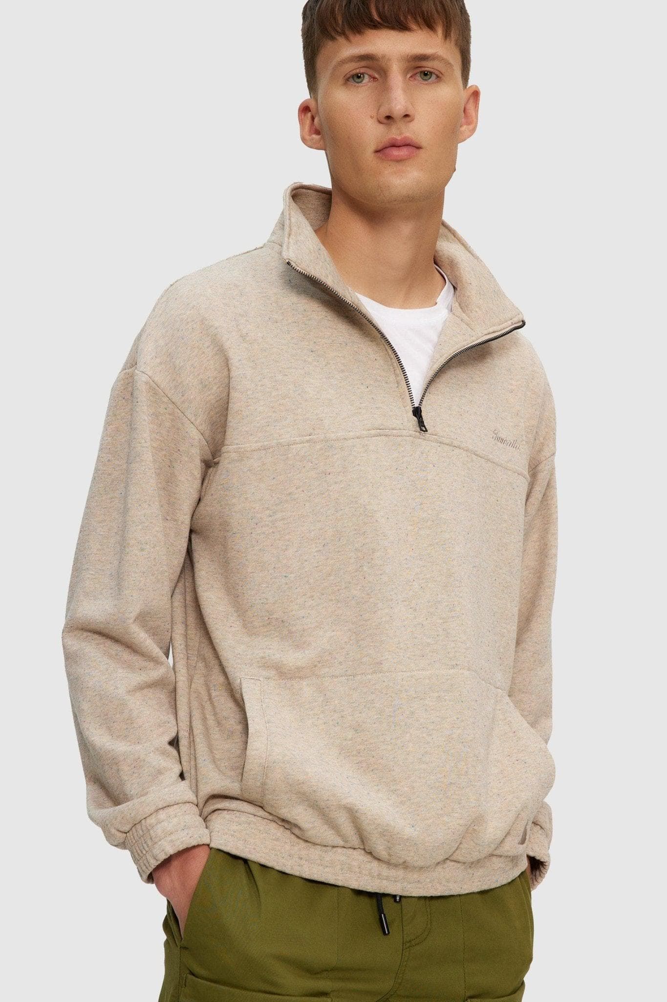 Half Zip Sweatshirt sold by Kuwallatee