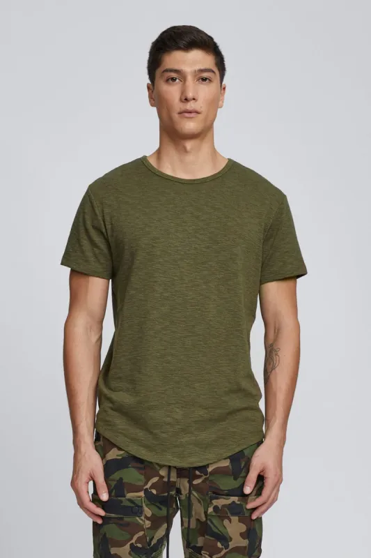 Slub Hi-Lo Tee sold by Kuwallatee