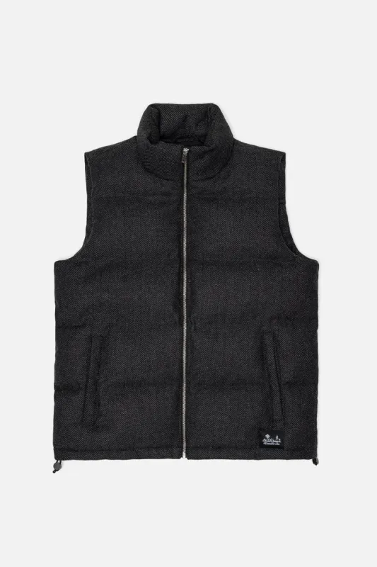 Wool Herringbone Puffer Vest sold by Kuwallatee
