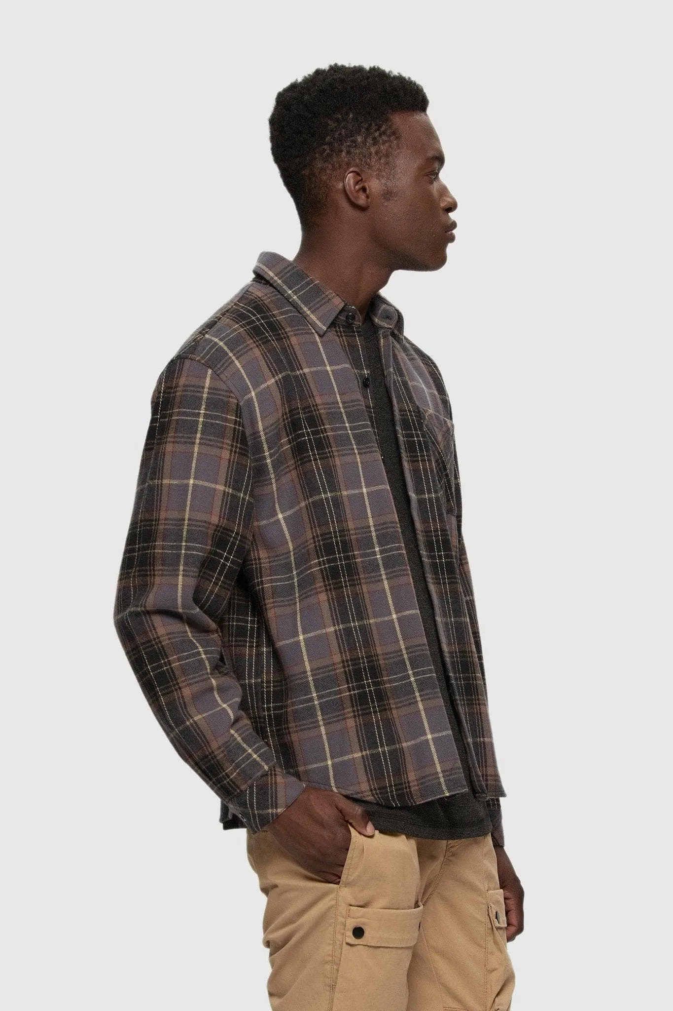 Midweight Plaid Shirt sold by Kuwallatee product image thumbnail 5