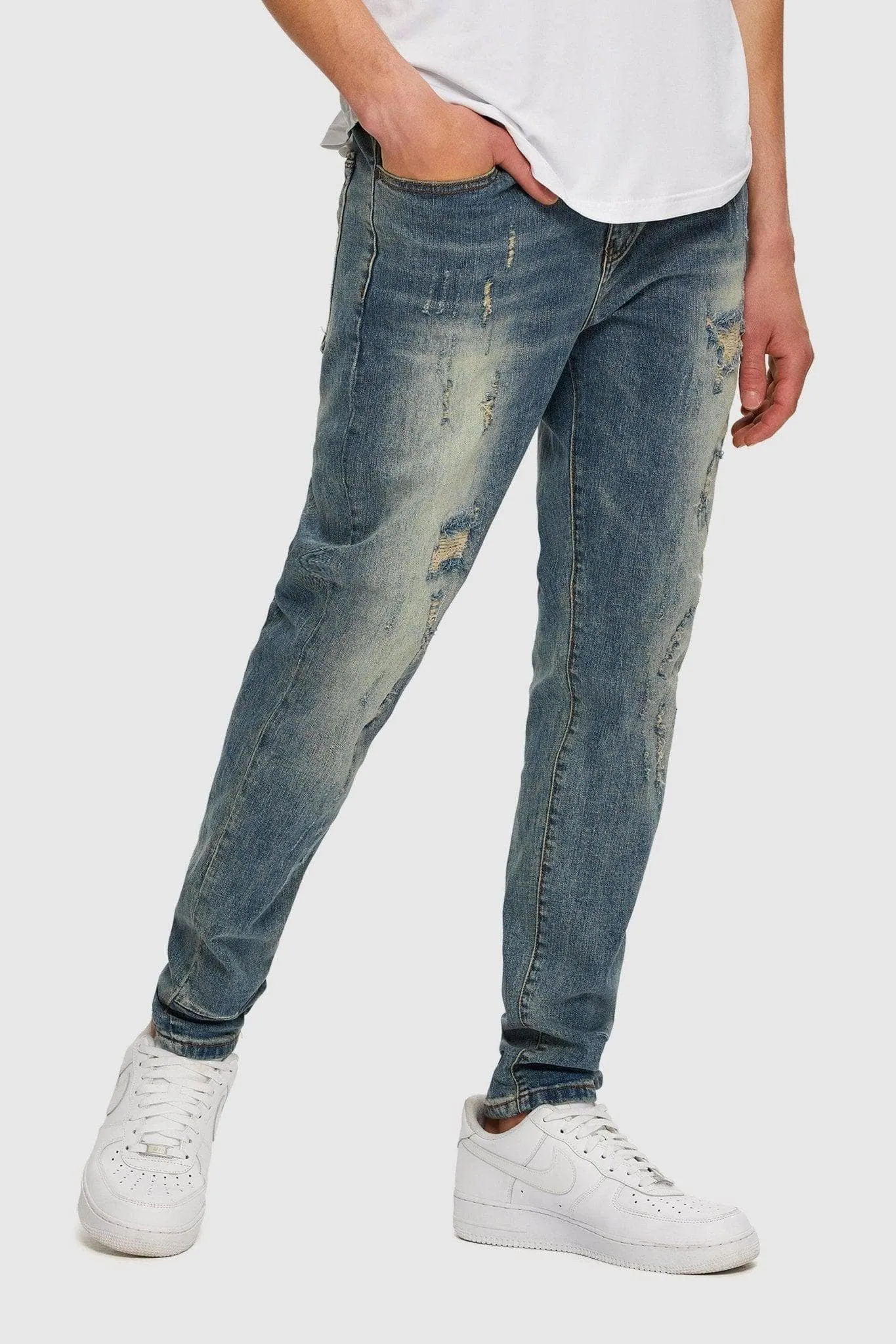 Tapered Skinny Denim sold by Kuwallatee product image thumbnail 3