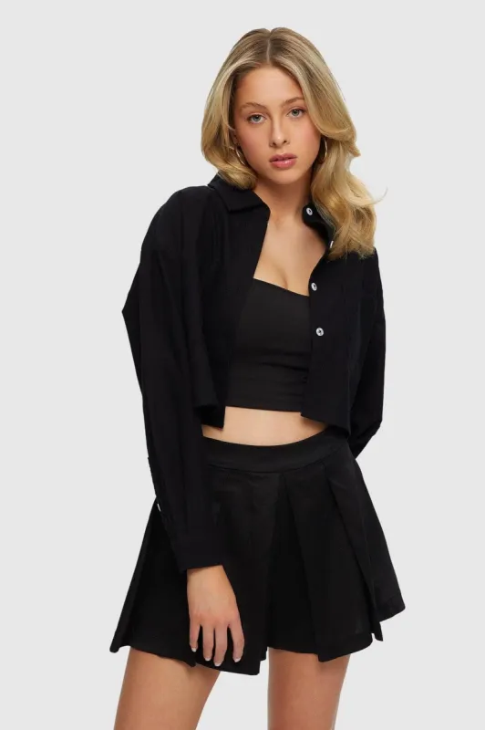 Cropped Oxford Shirt sold by Kuwallatee