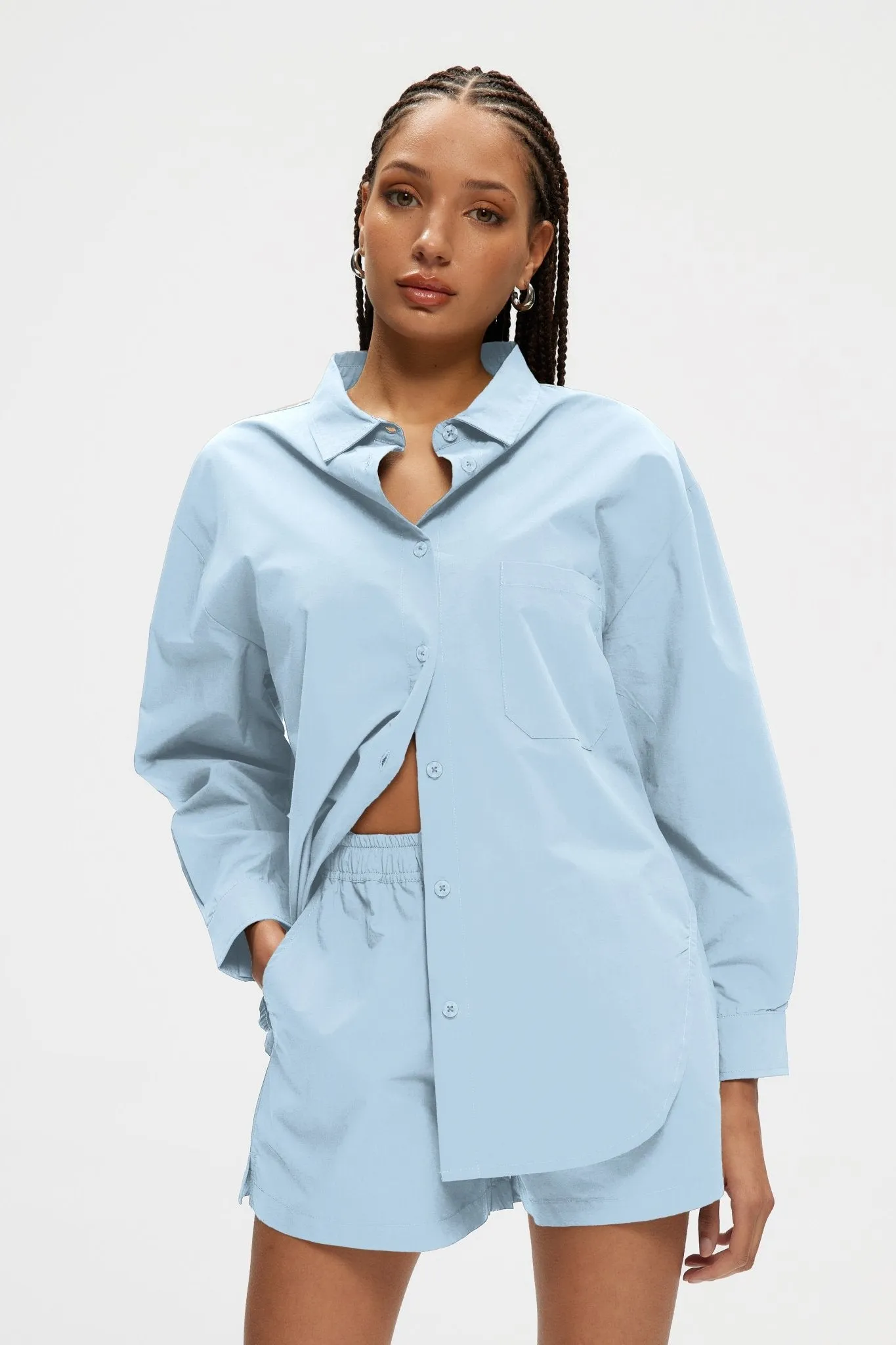 Poplin Oversized Shirt sold by Kuwallatee product image thumbnail 2