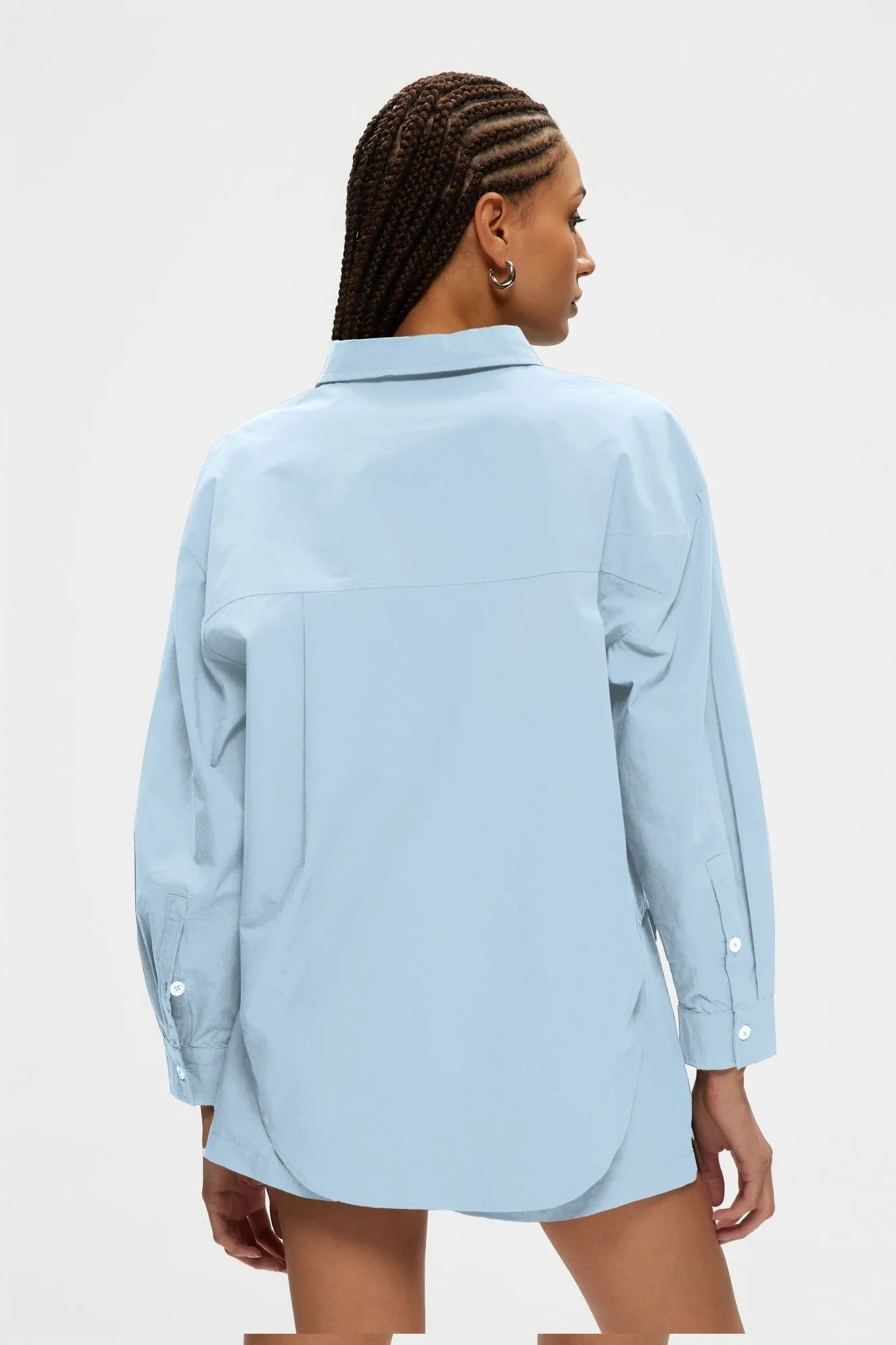 Poplin Oversized Shirt sold by Kuwallatee product image thumbnail 3