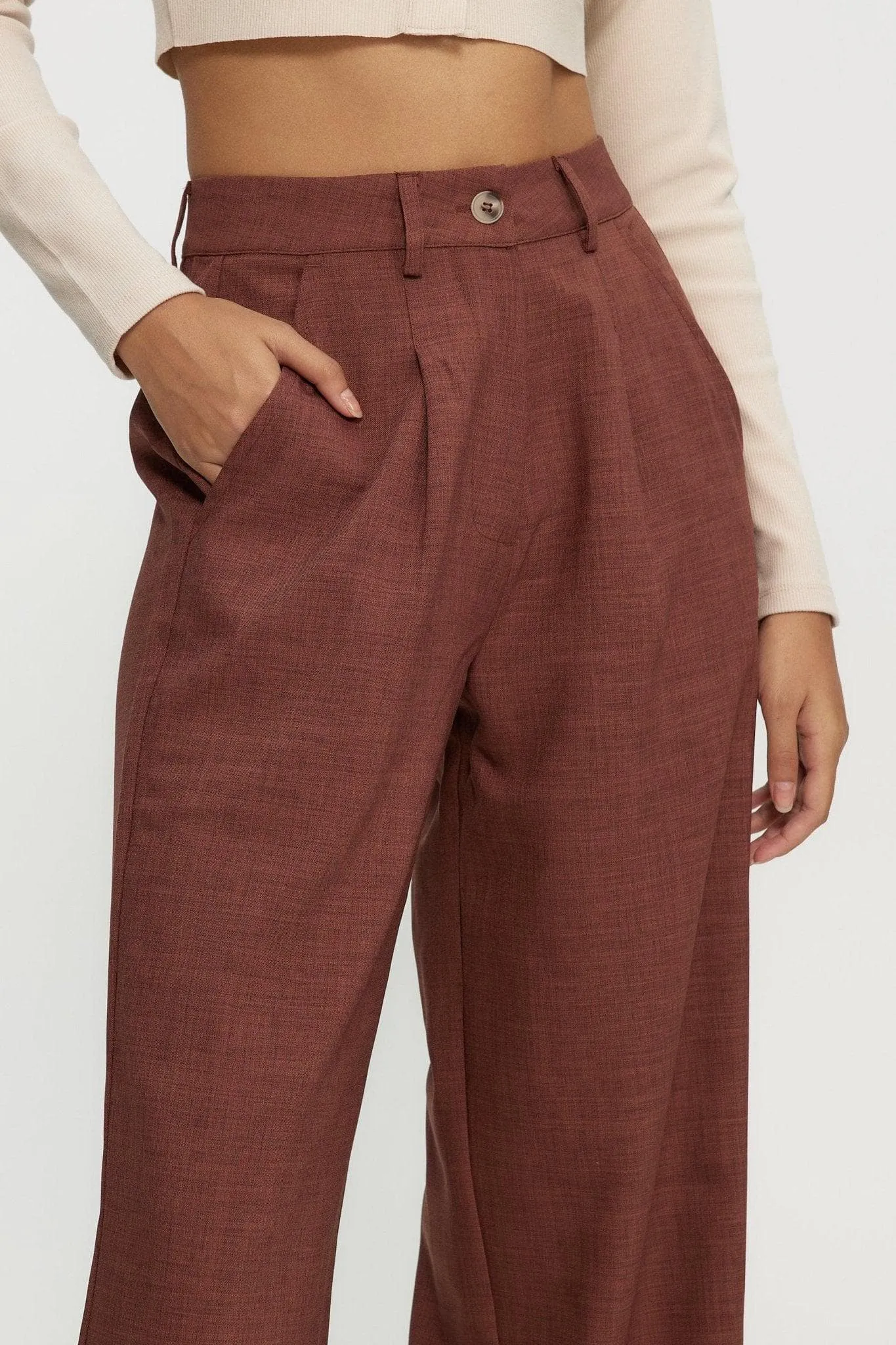 Wide Leg Pleat Pant sold by Kuwallatee product image thumbnail 3