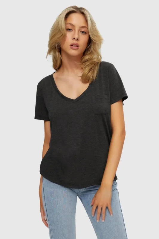 V-Neck Pocket Tee sold by Kuwallatee