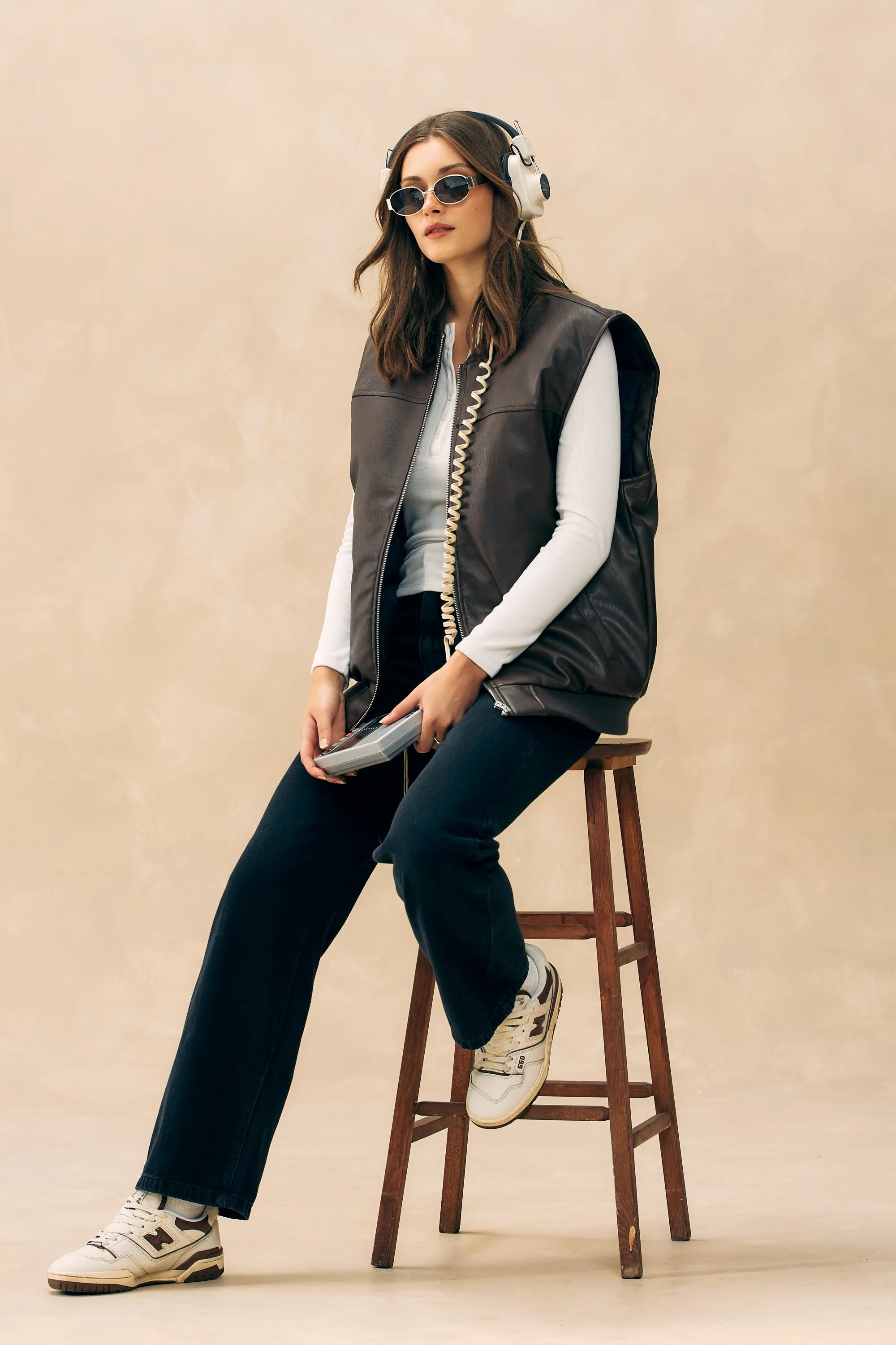 Vegan Leather Vest sold by Kuwallatee product image thumbnail 4