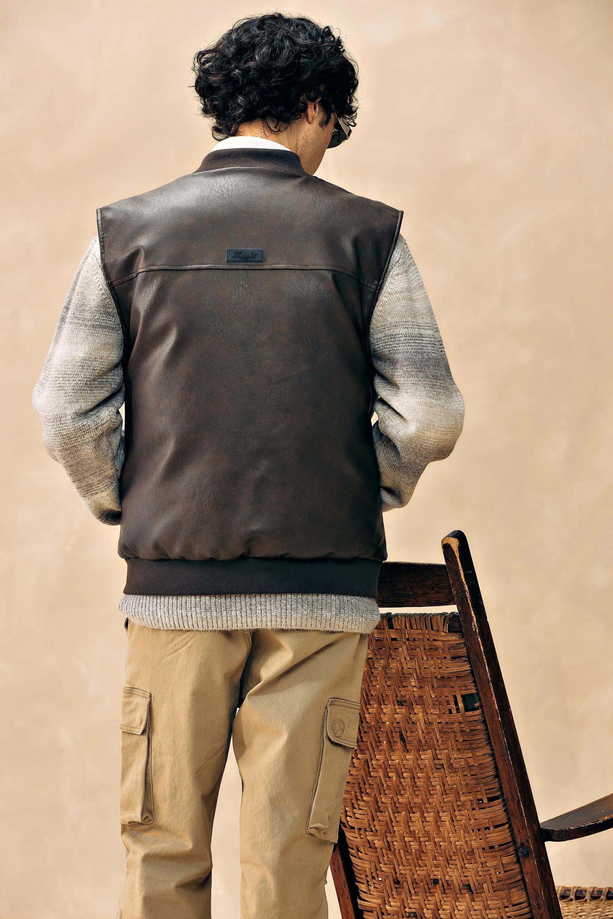 Vegan Leather Vest sold by Kuwallatee product image thumbnail 5
