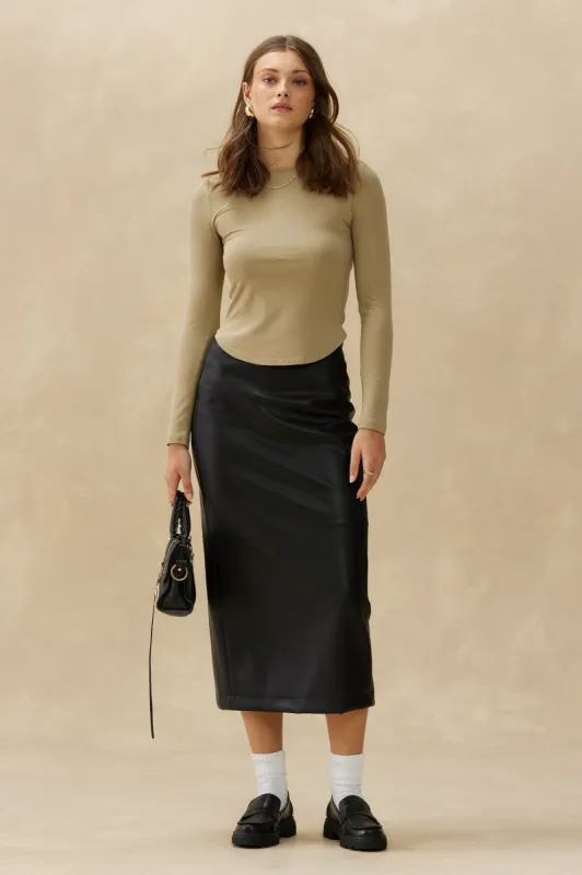 Boatneck Long Sleeve sold by Kuwallatee