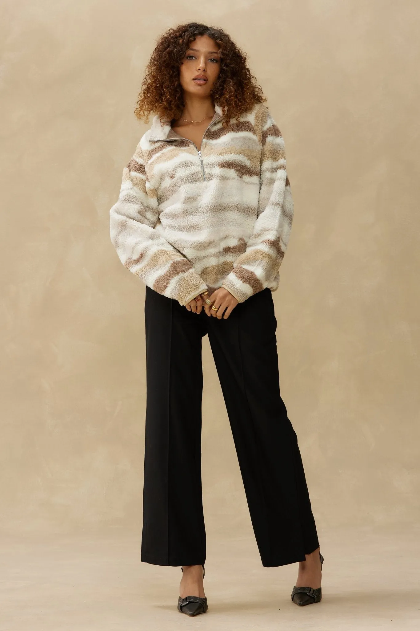 Landscape Sherpa Fleece sold by Kuwallatee product image thumbnail 5