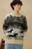 Jacquard Knit Sweater sold by Kuwallatee