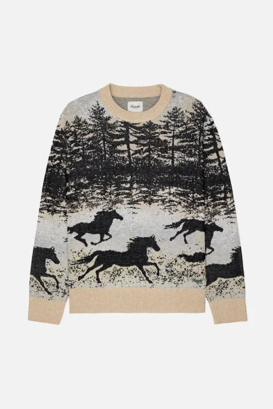 Jacquard Knit Sweater sold by Kuwallatee