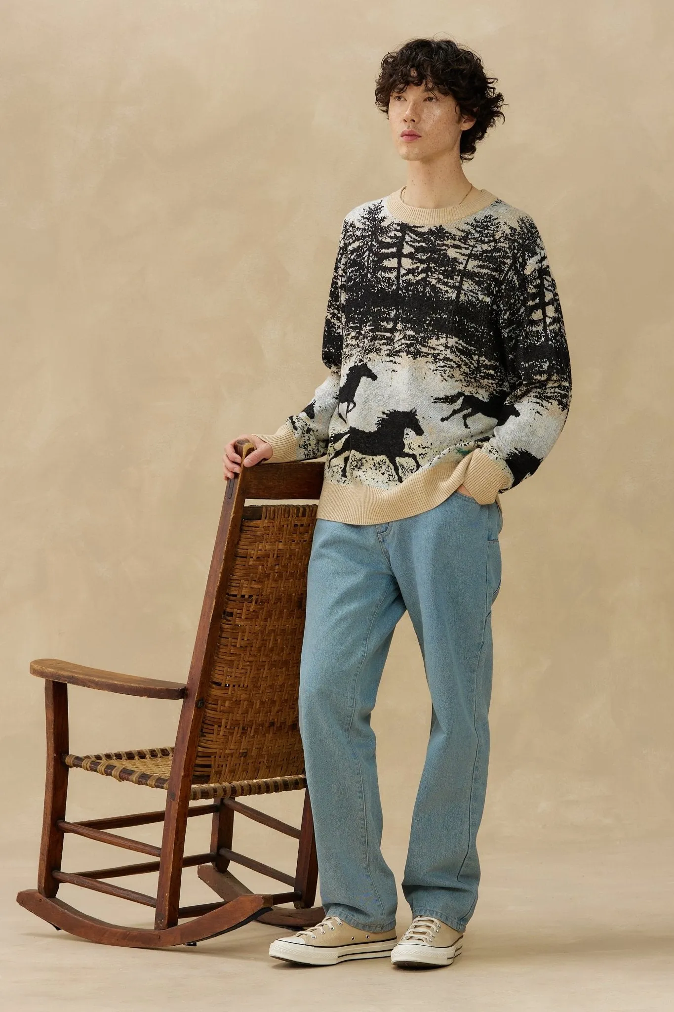 Jacquard Knit Sweater sold by Kuwallatee product image thumbnail 2