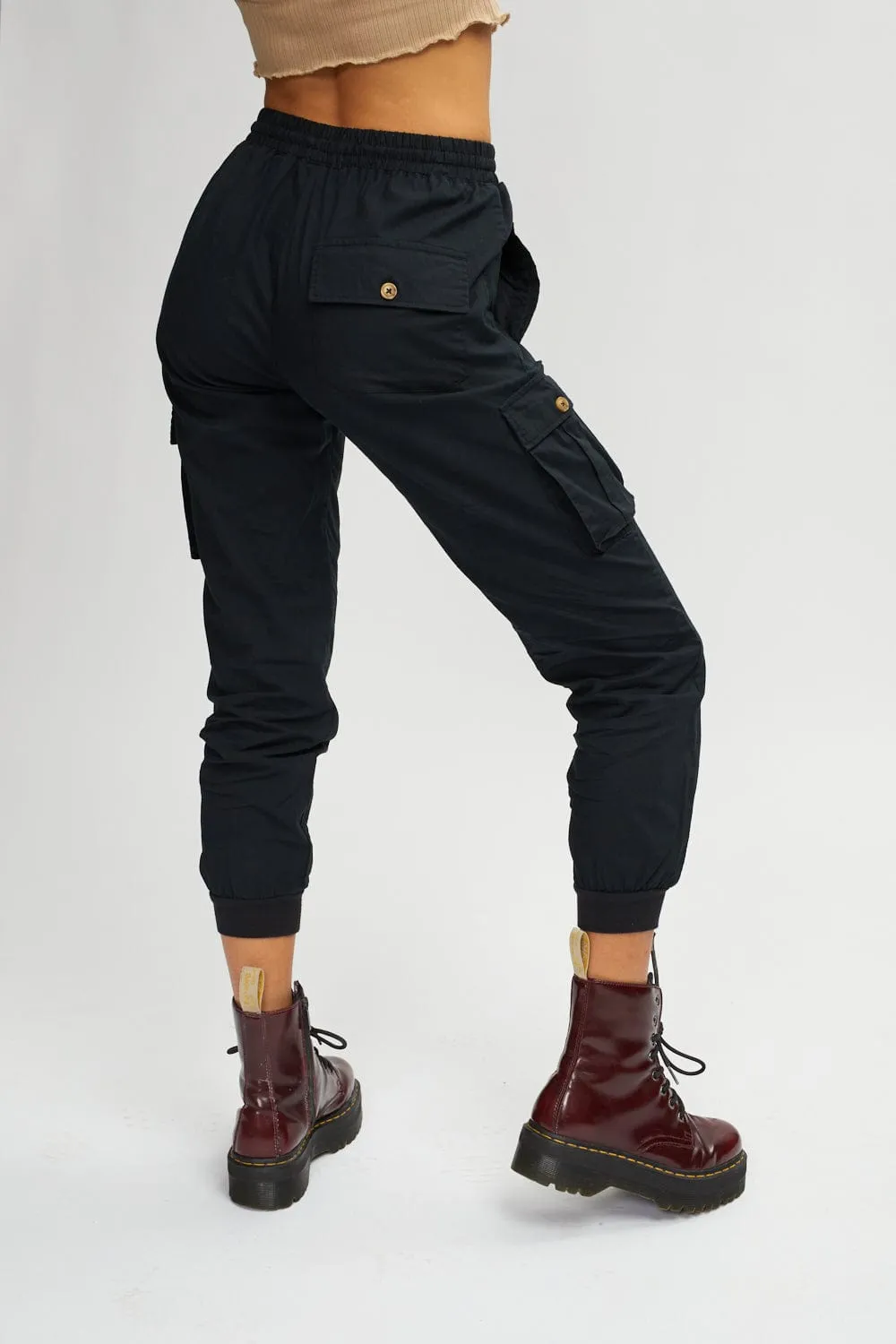 Faux Linen Cargo Pant sold by Kuwallatee product image thumbnail 2