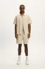 Jacquared Linen Short sold by Kuwallatee