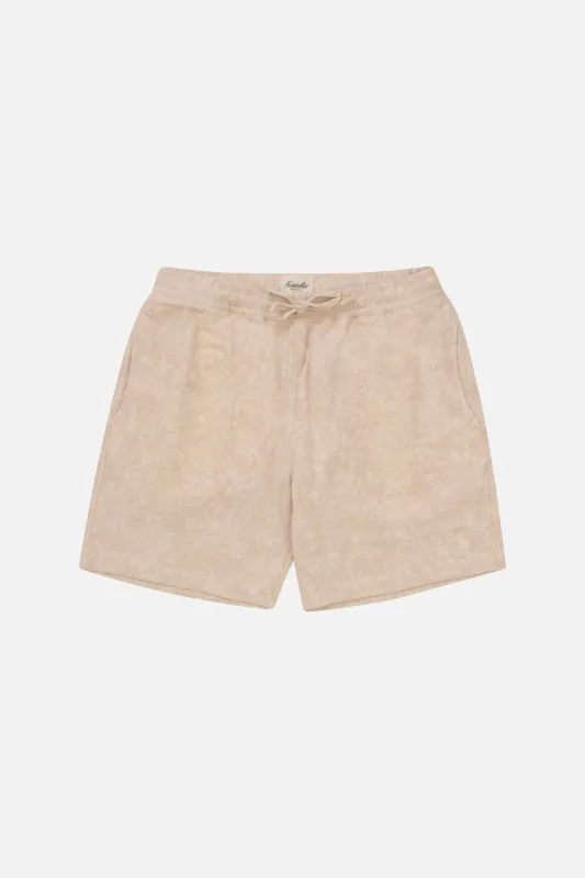 Jacquared Linen Short sold by Kuwallatee