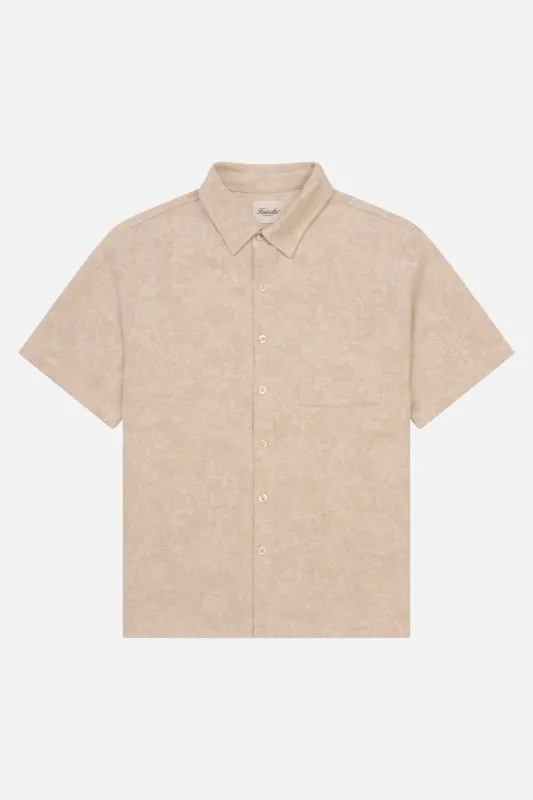 Jacquared Linen Shirt sold by Kuwallatee