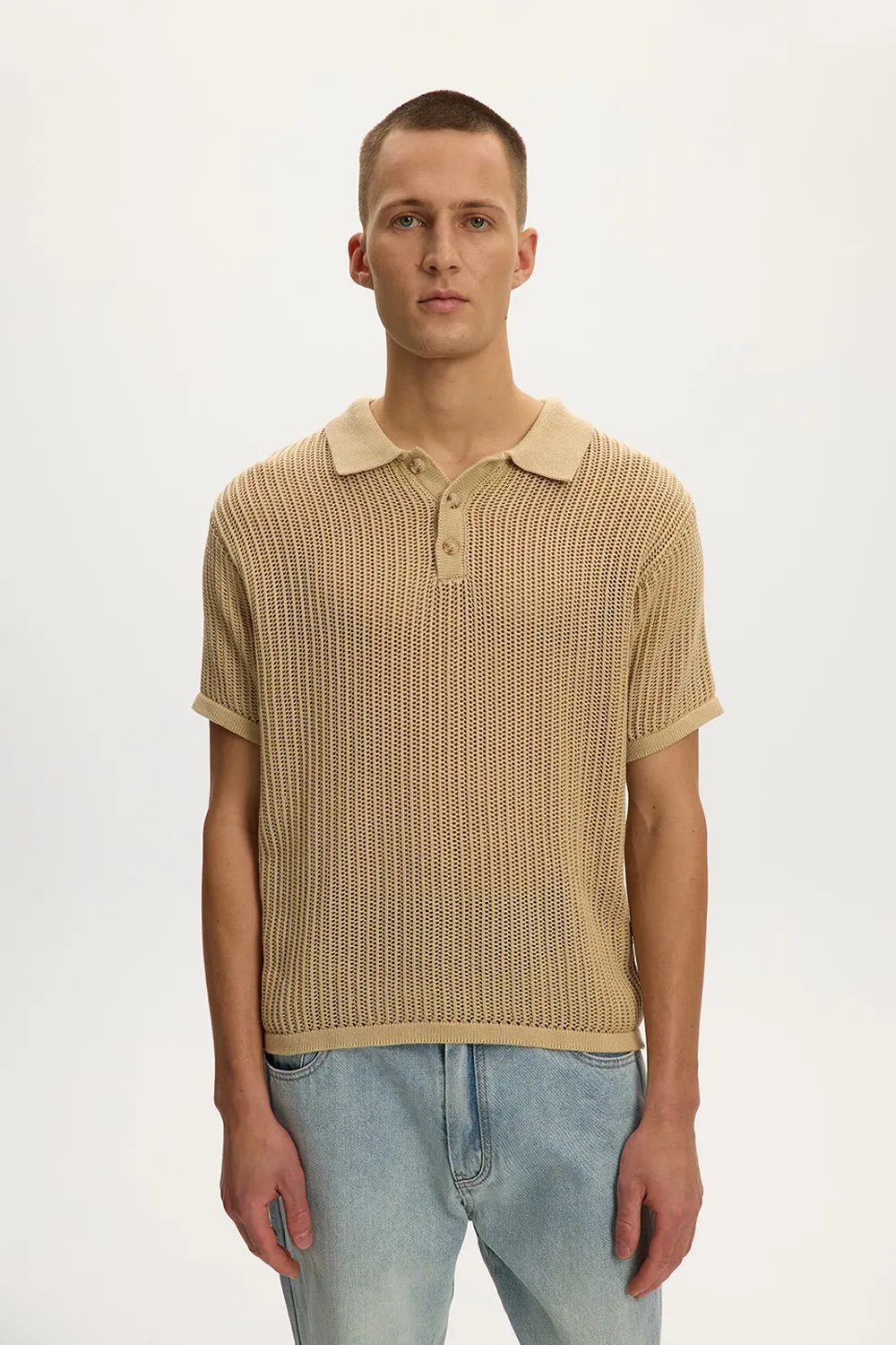 Knitted Polo sold by Kuwallatee product image thumbnail 2