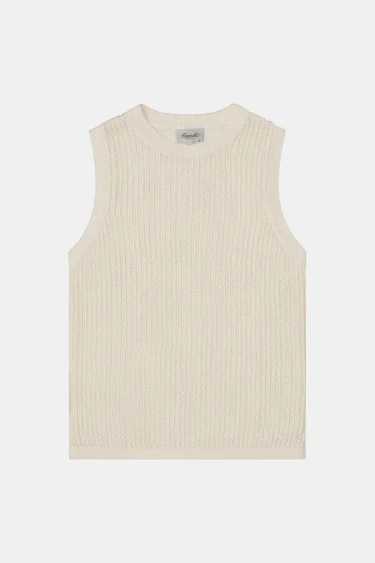 Knitted Sleeveless Vest sold by Kuwallatee