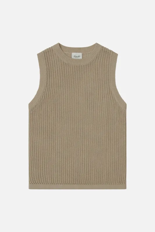 Knitted Sleeveless Vest sold by Kuwallatee