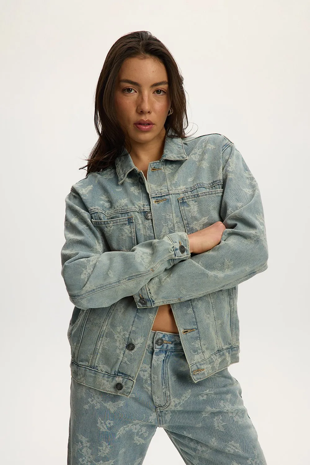Denim Jacket sold by Kuwallatee product image thumbnail 4