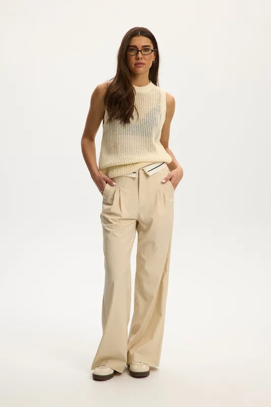 Knitted Sleeveless Vest sold by Kuwallatee