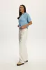 Freya Linen Relaxed Wideleg sold by Kuwallatee