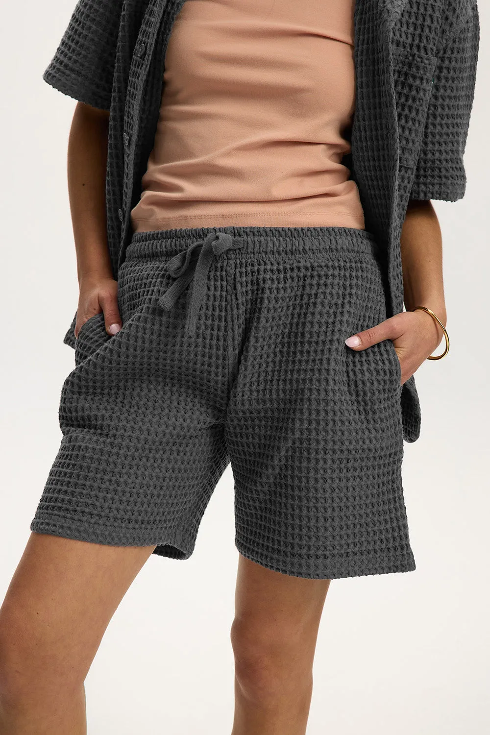 Heavy Waffle Shorts sold by Kuwallatee product image thumbnail 4